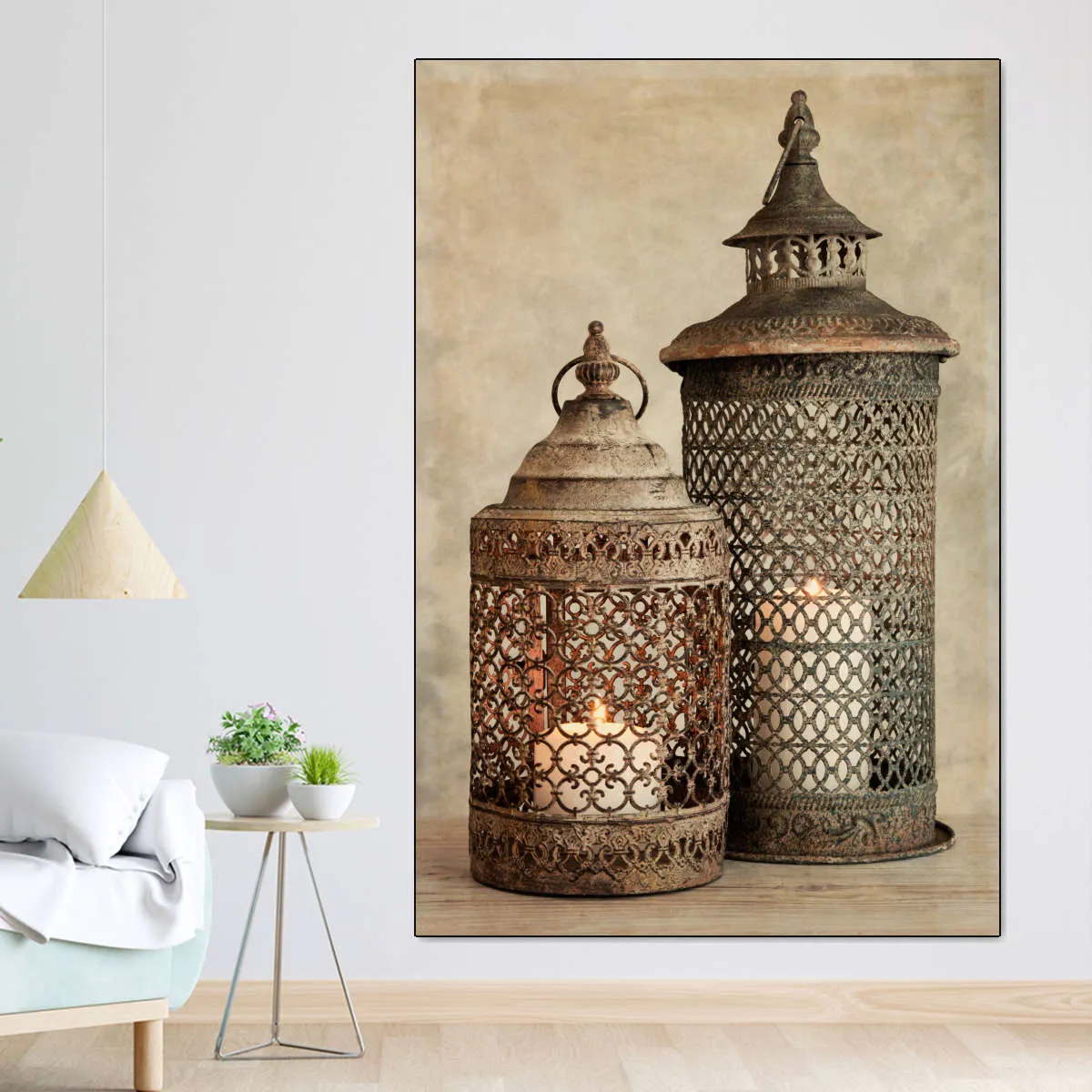 2 Lanterns I Wall Art