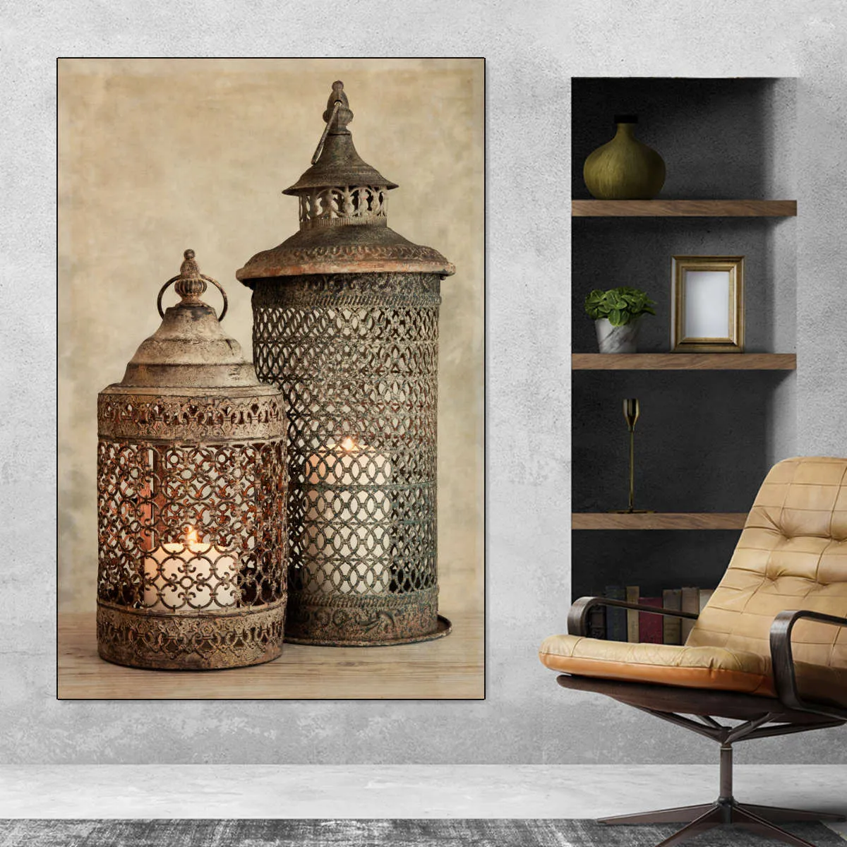 2 Lanterns I Wall Art