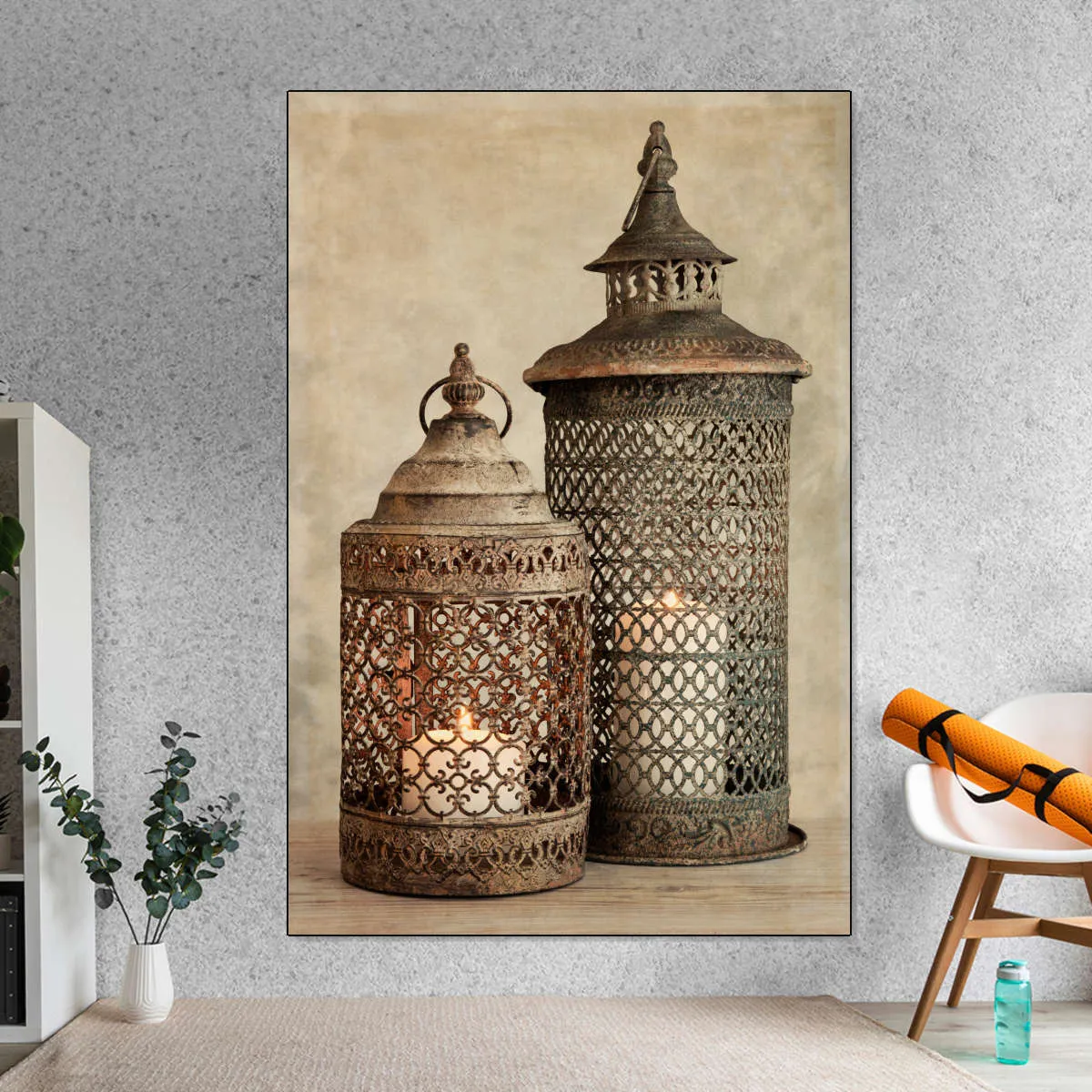 2 Lanterns I Wall Art