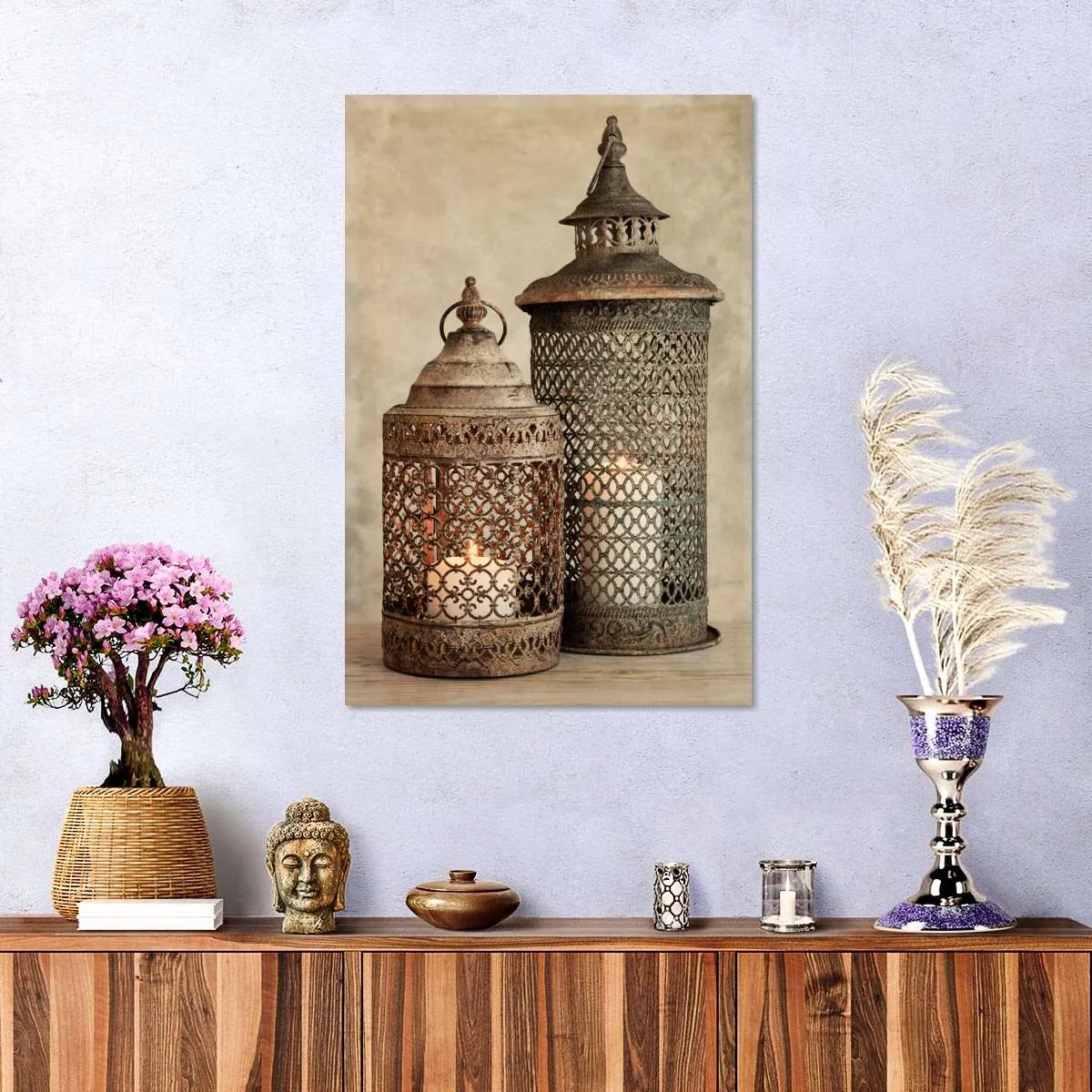 2 Lanterns I Wall Art