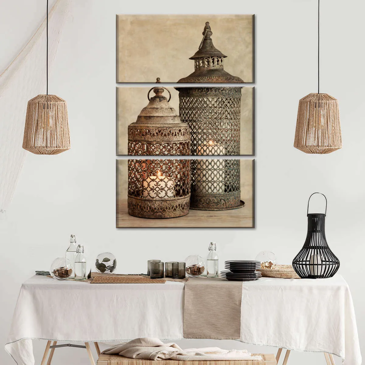 2 Lanterns I Wall Art