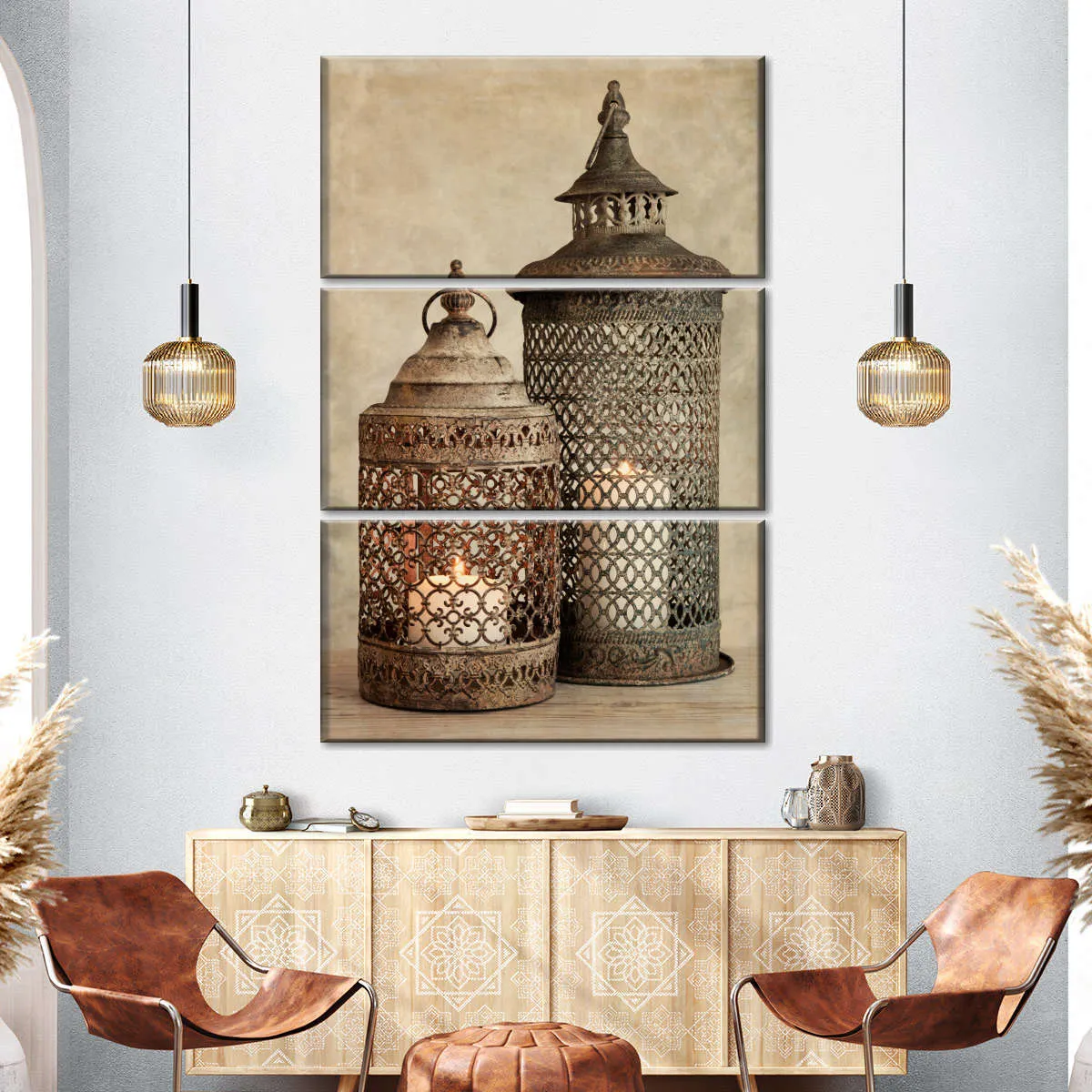 2 Lanterns I Wall Art