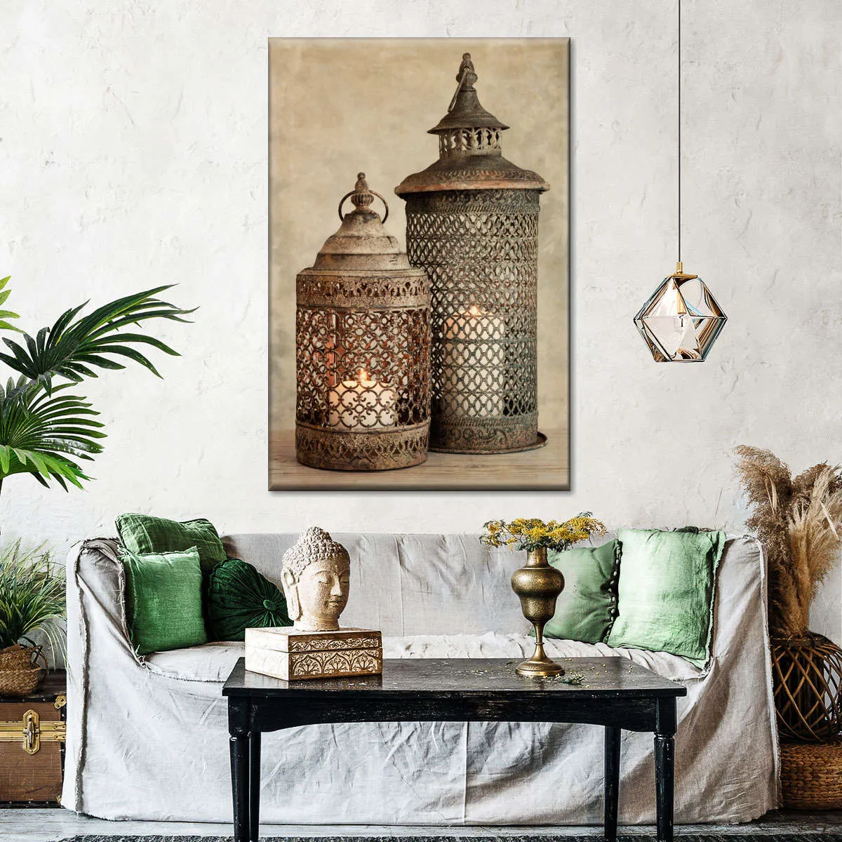 2 Lanterns I Wall Art