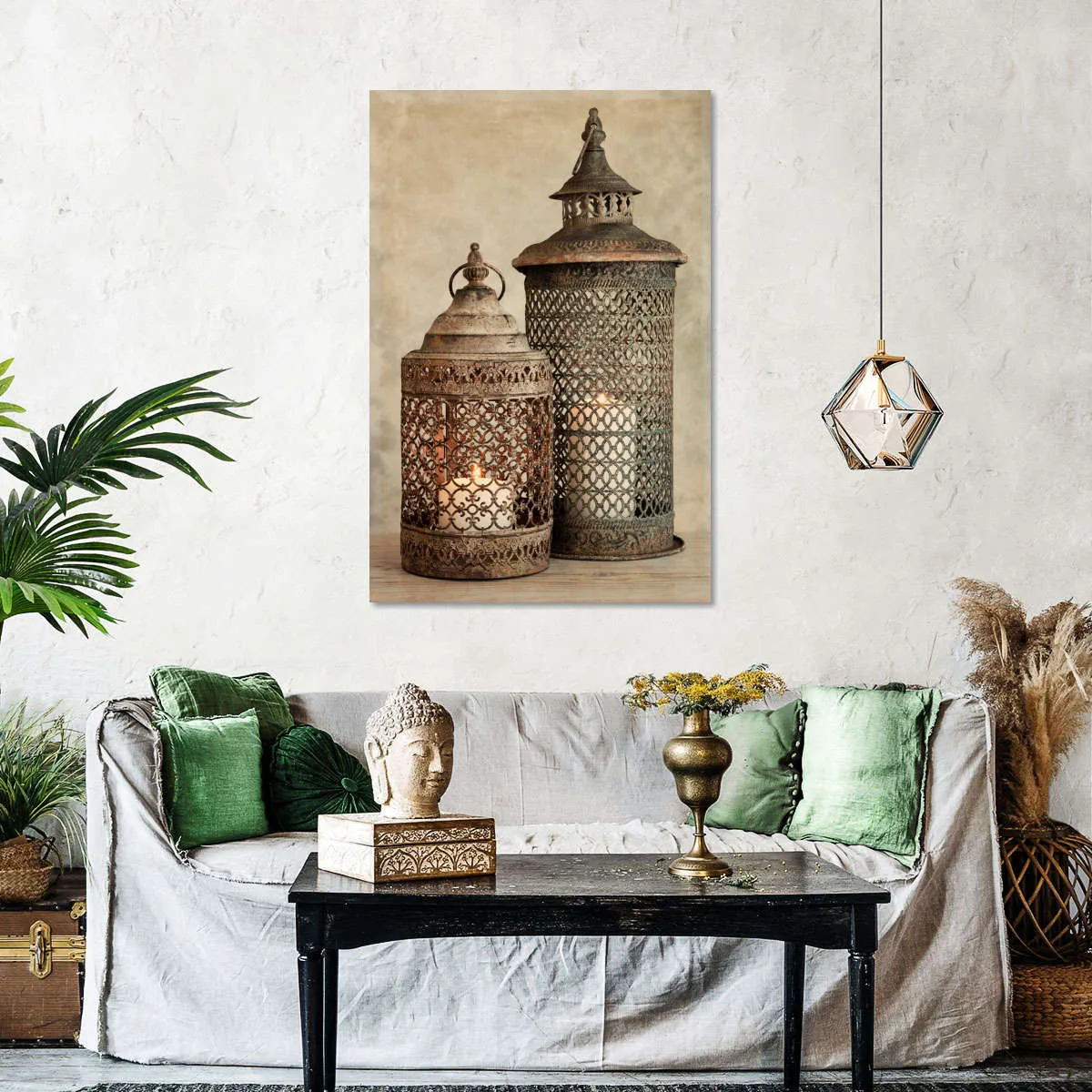 2 Lanterns I Wall Art