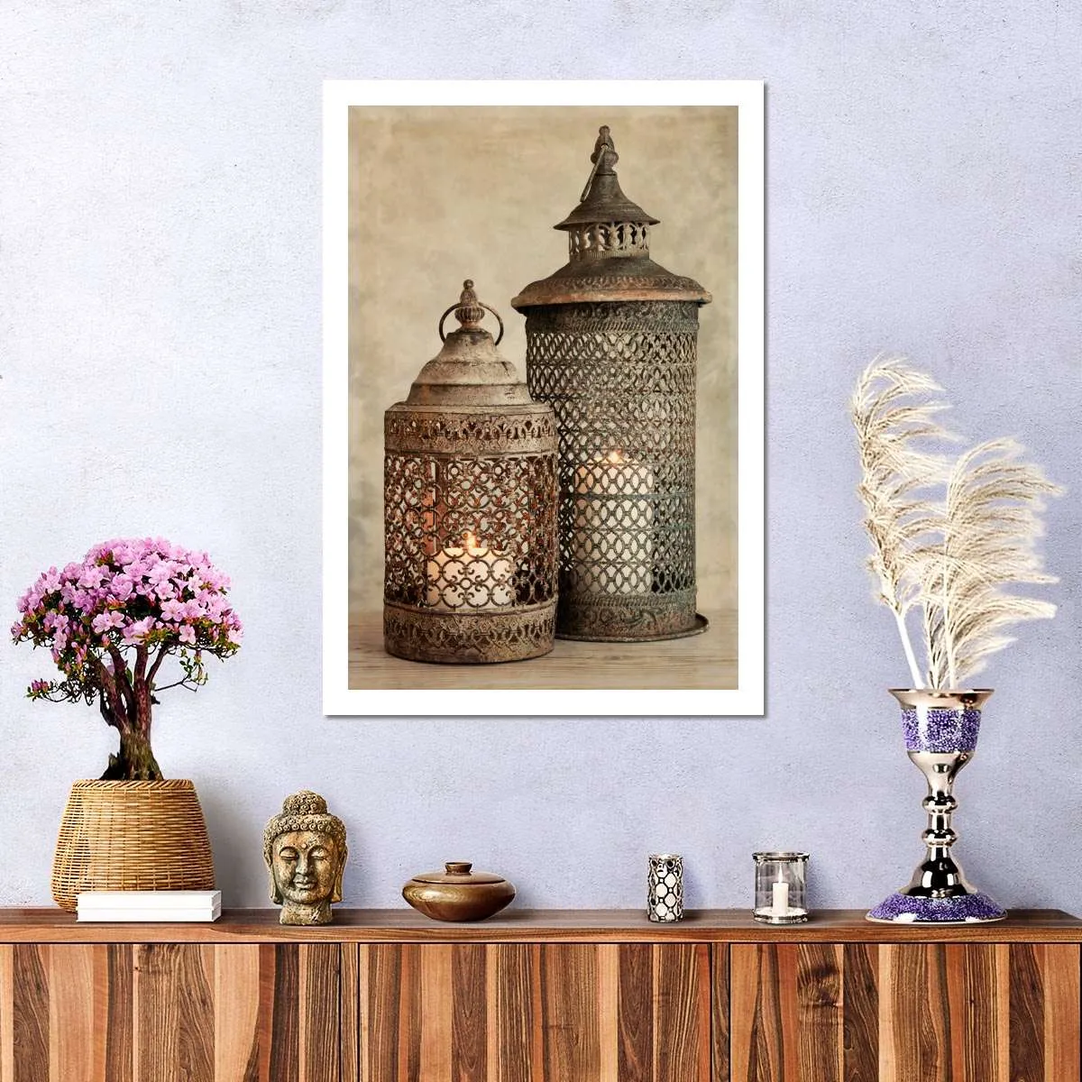 2 Lanterns I Wall Art