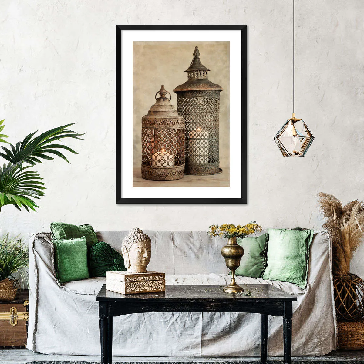 2 Lanterns I Wall Art