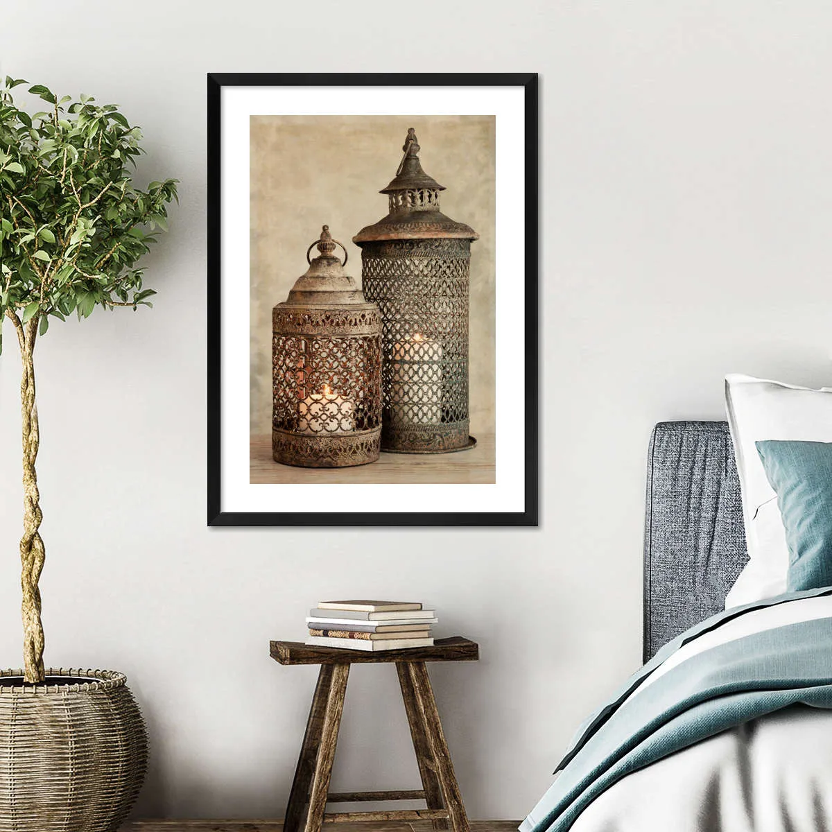 2 Lanterns I Wall Art