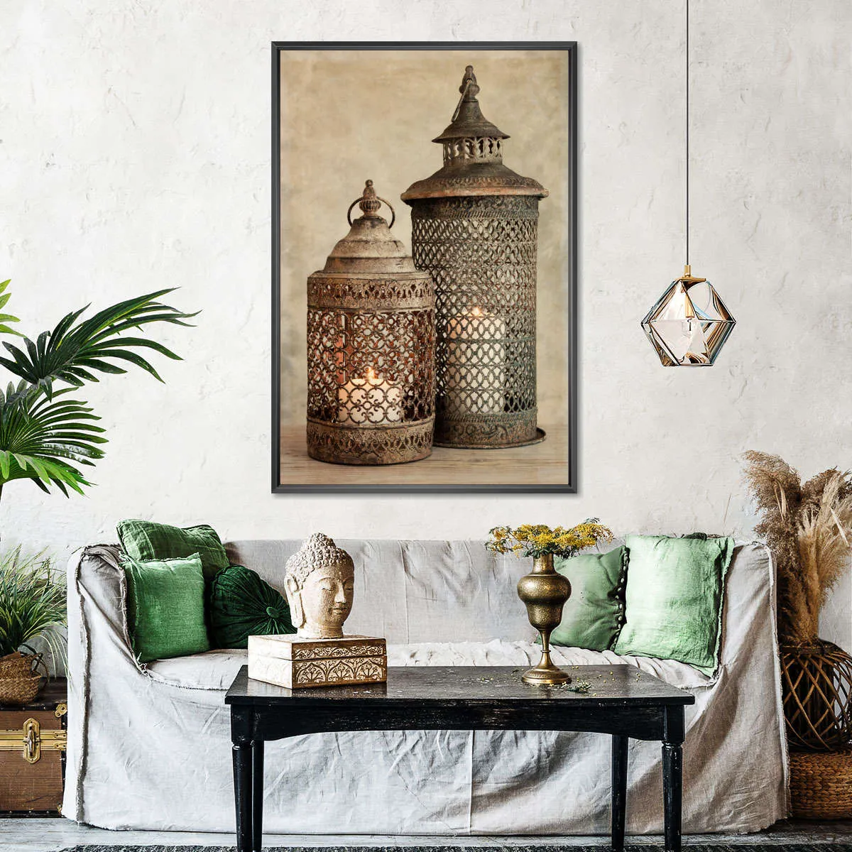 2 Lanterns I Wall Art