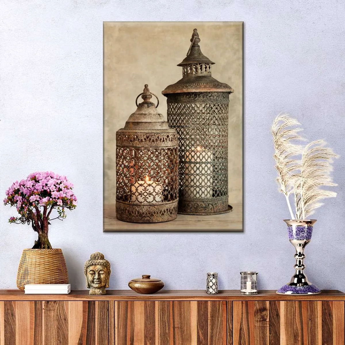 2 Lanterns I Wall Art