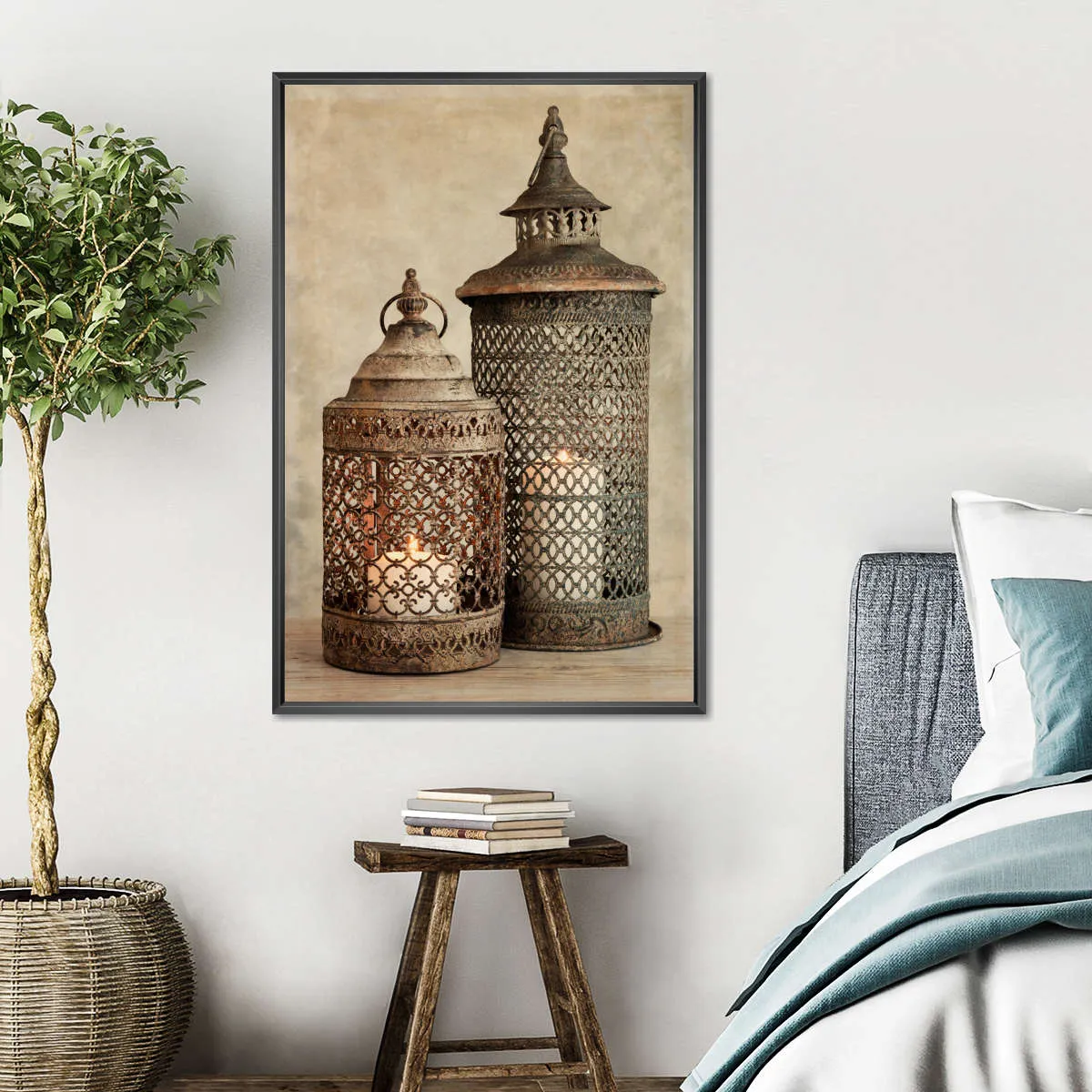 2 Lanterns I Wall Art