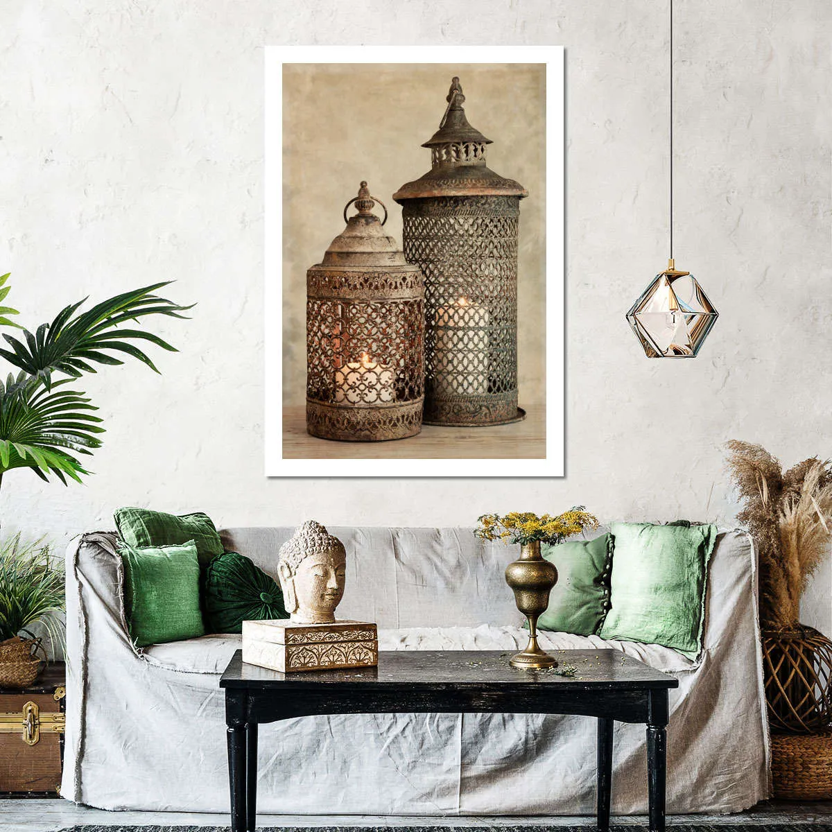 2 Lanterns I Wall Art