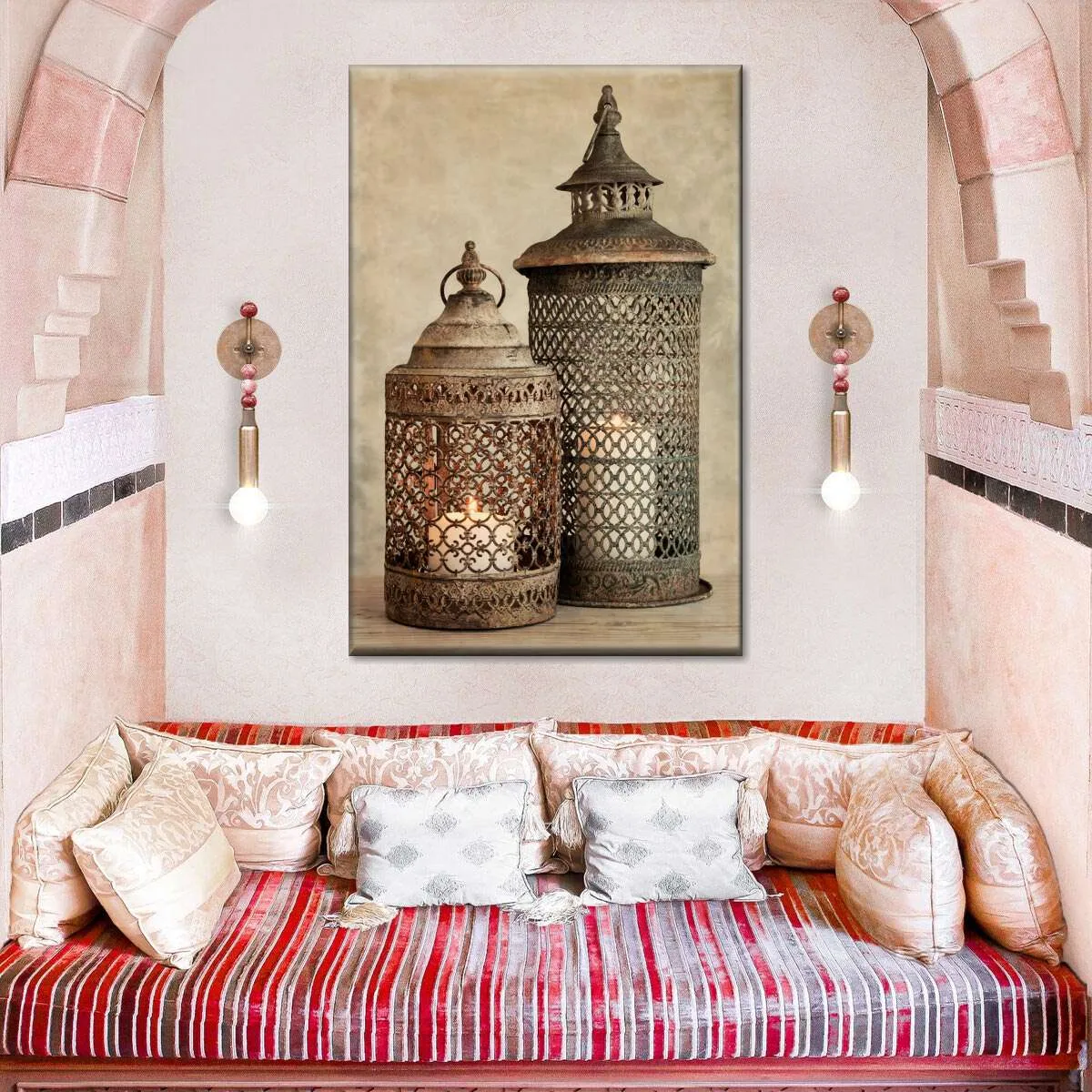 2 Lanterns I Wall Art