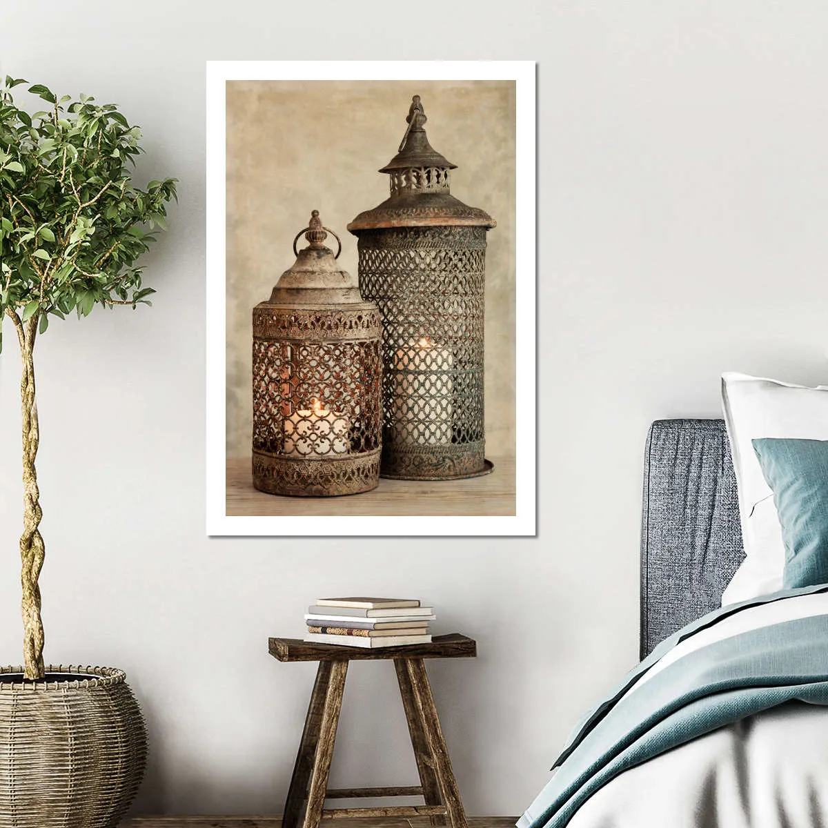 2 Lanterns I Wall Art