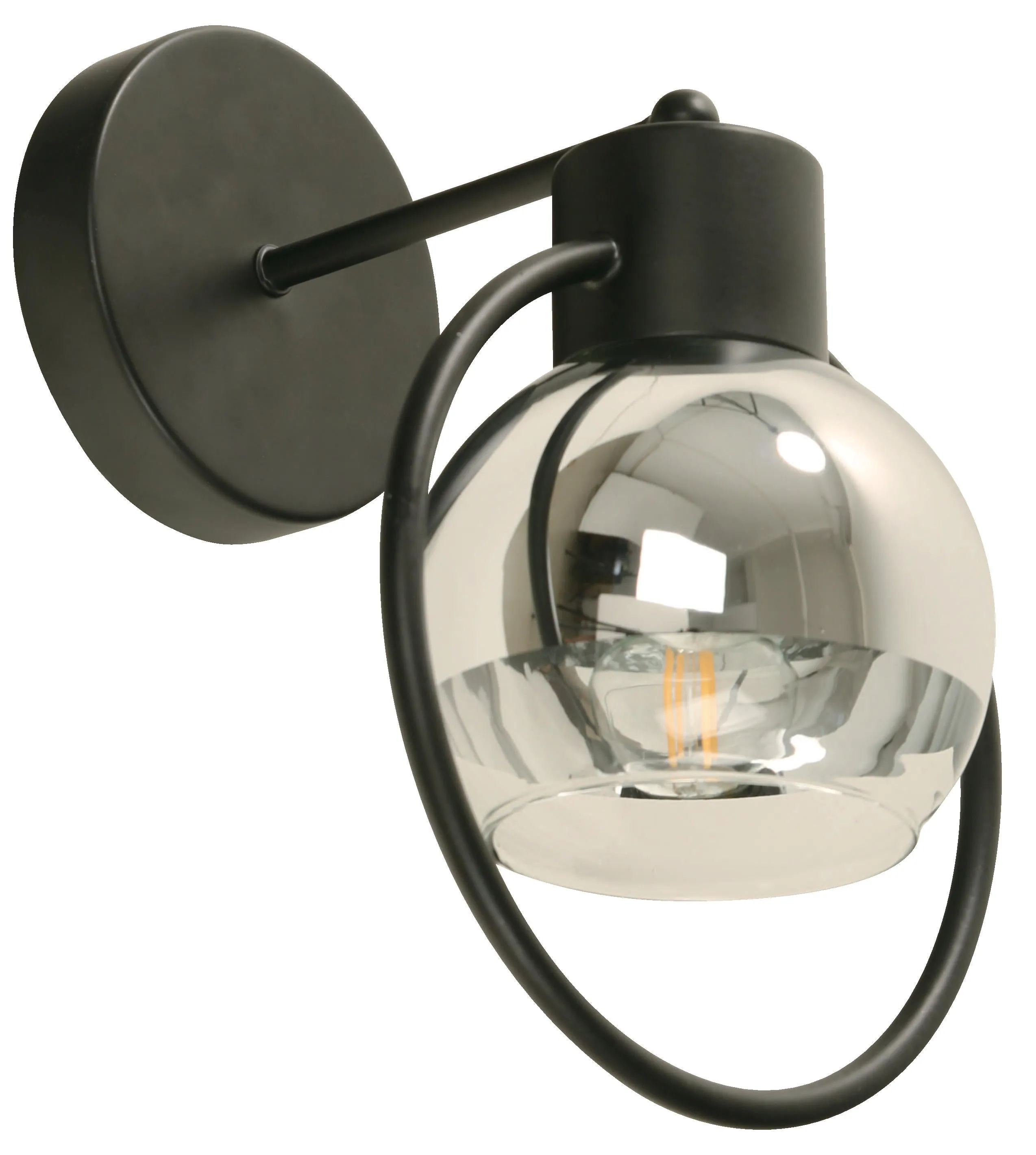 23129 Wall Light in Matt Black