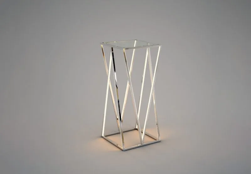 29.5" Tall Victory Decor Item in Polished Chrome