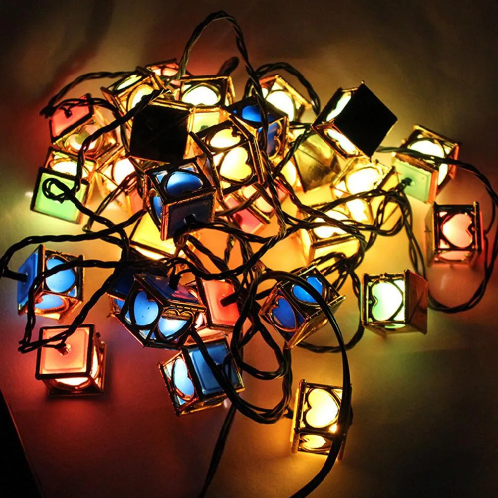 3M 28 LED Warm White   Multicolor String Fairy Light