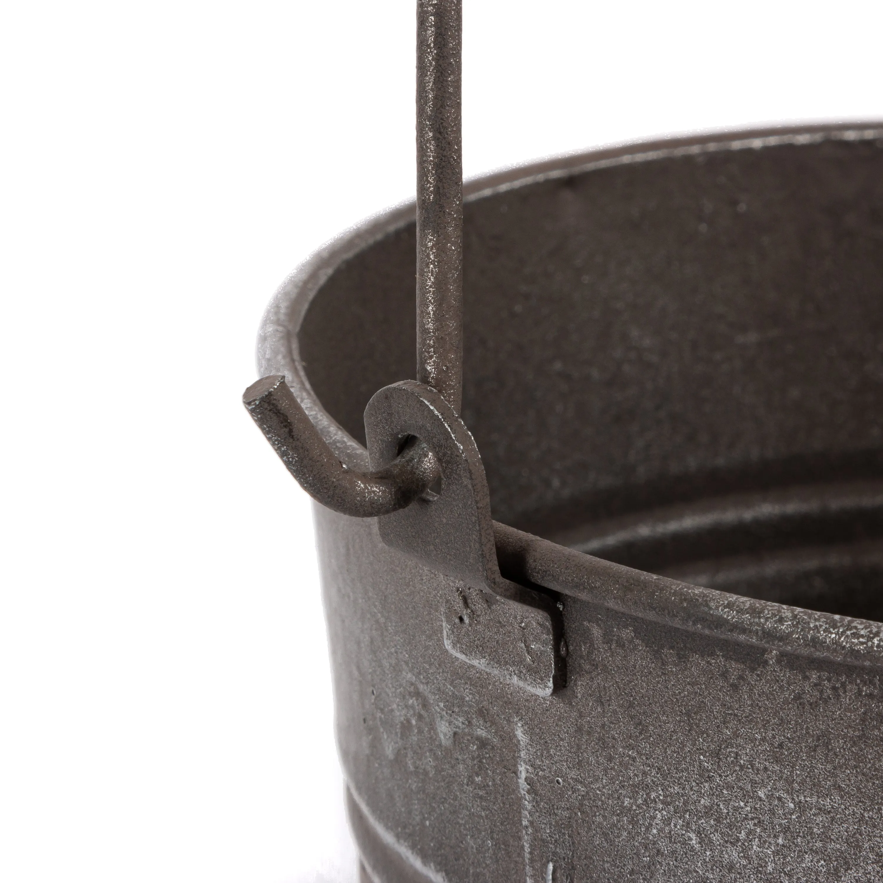 44.5 in. Hanging Metal Pulley Planter