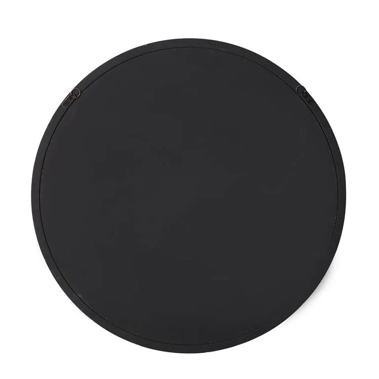 60159 Round Mirror in Black