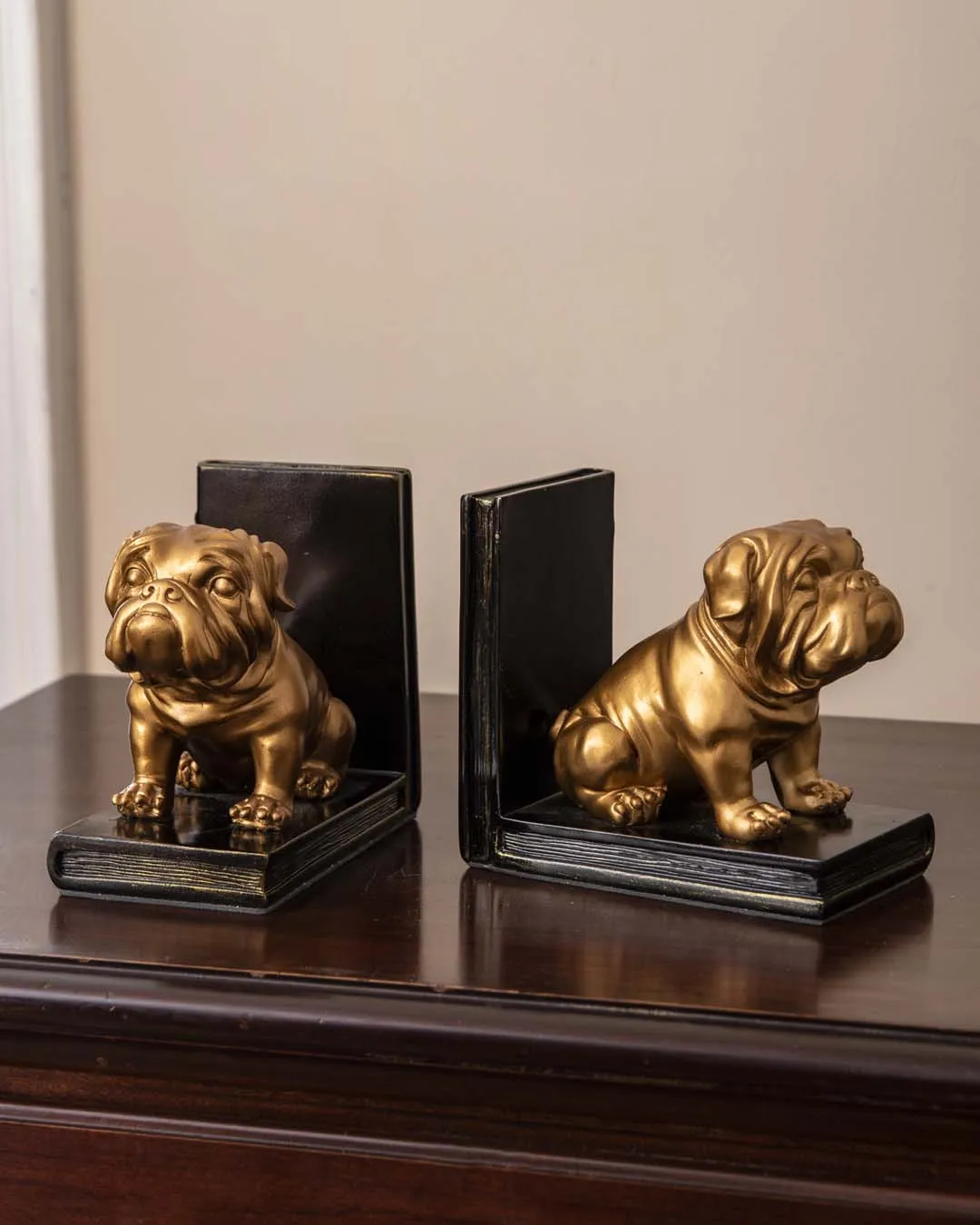 Adorable Dog Bookend Set