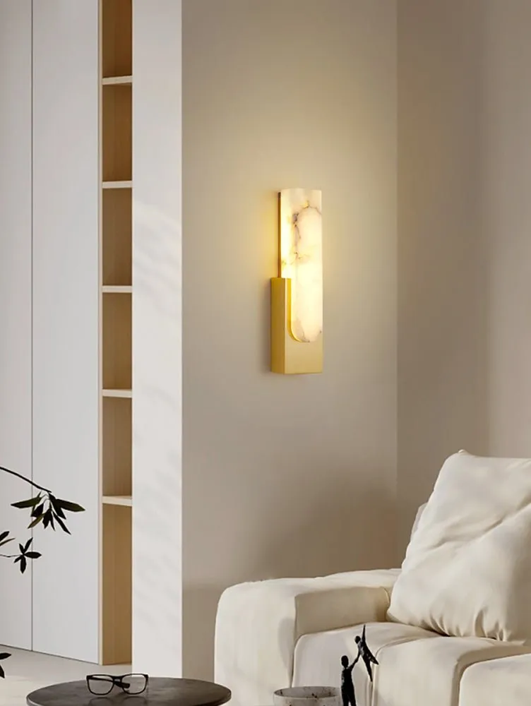 Agatha Alabaster Wall Lamp