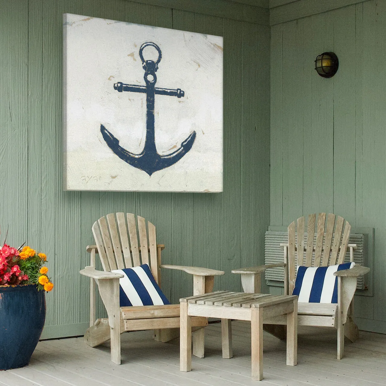 Anchor Silhouette Wall Art