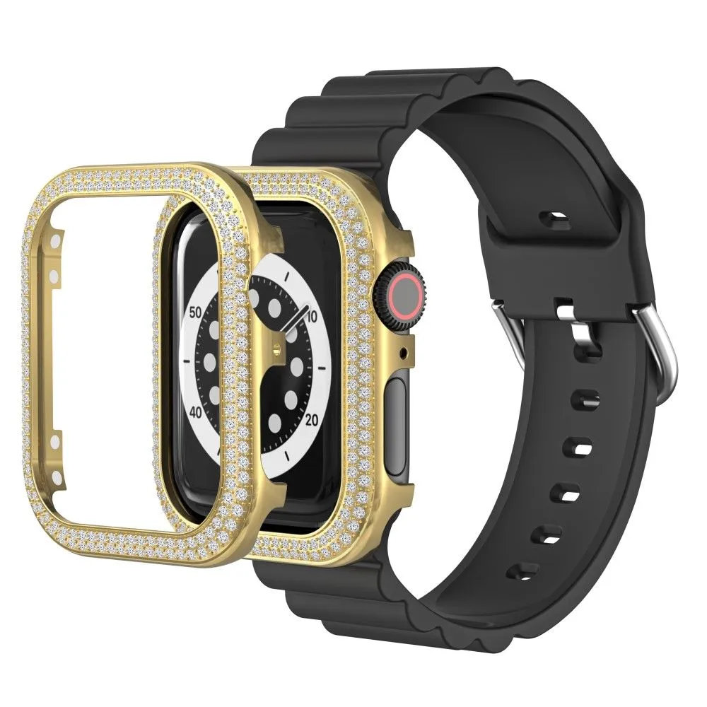 Apple Watch 40mm zinc alloy with rhinestone décor cover - Gold