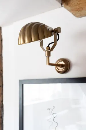 Art Deco Shell Wall Light