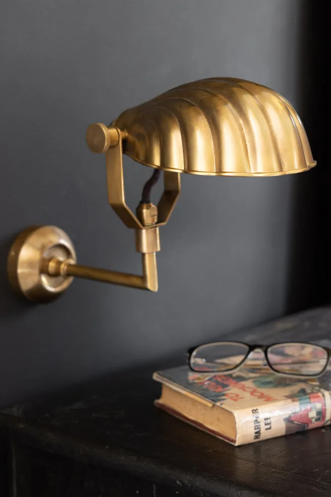 Art Deco Shell Wall Light