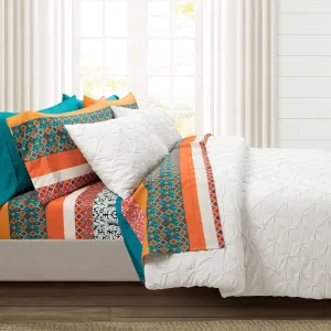 Boho Stripe 6 Piece Soft Sheet Set