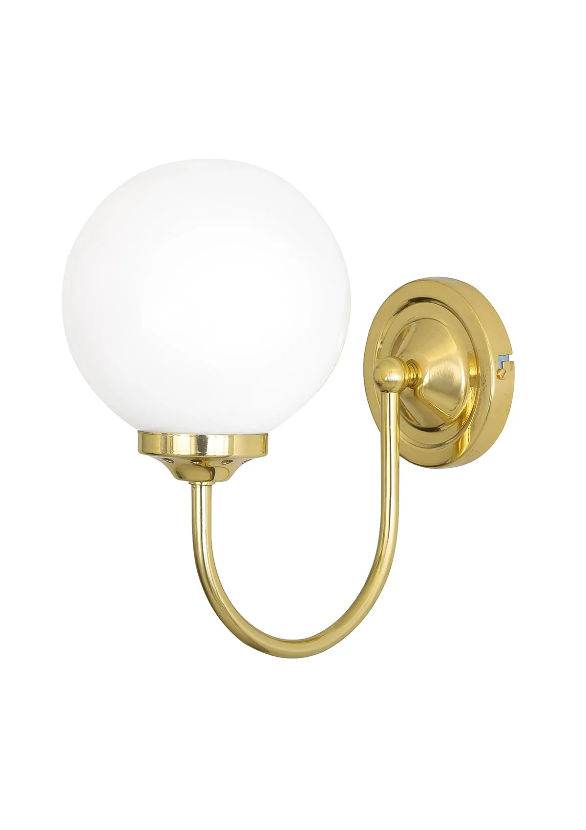 Bragan Traditional Glass Globe Wall Light