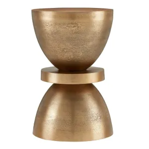 Brass Knob Accent Table