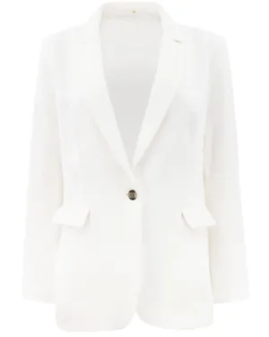 Bright White Ian Blazer