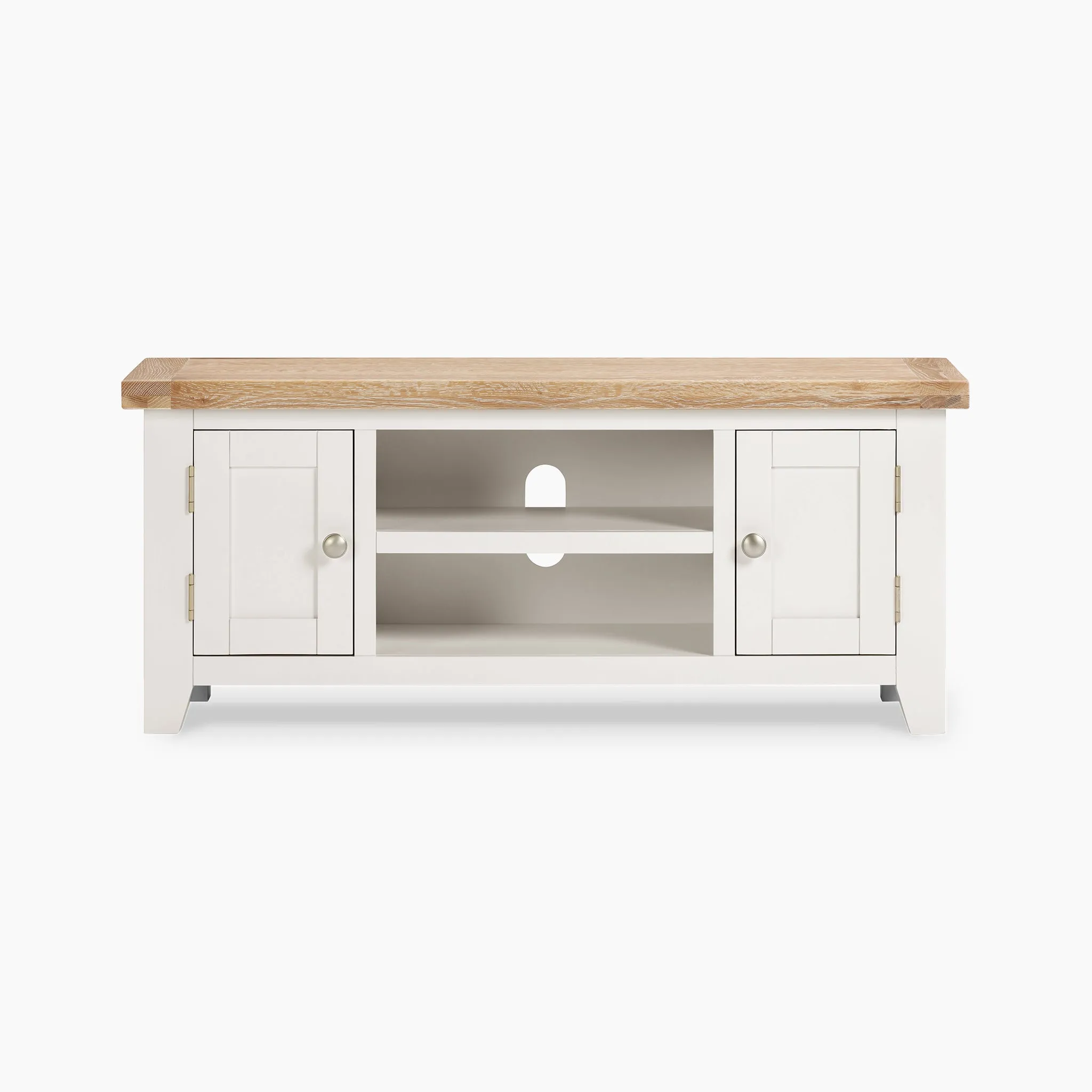 Burford 120cm Media Unit in Warm White