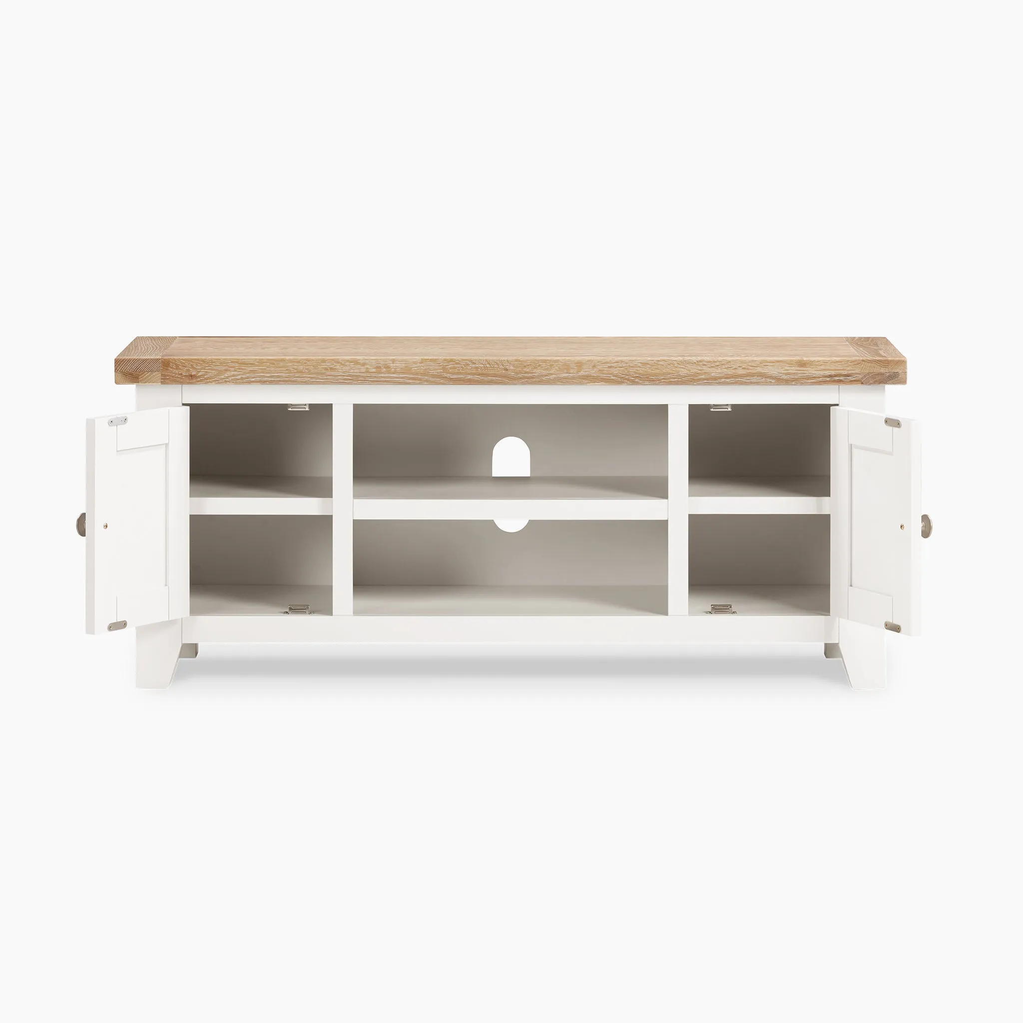 Burford 120cm Media Unit in Warm White