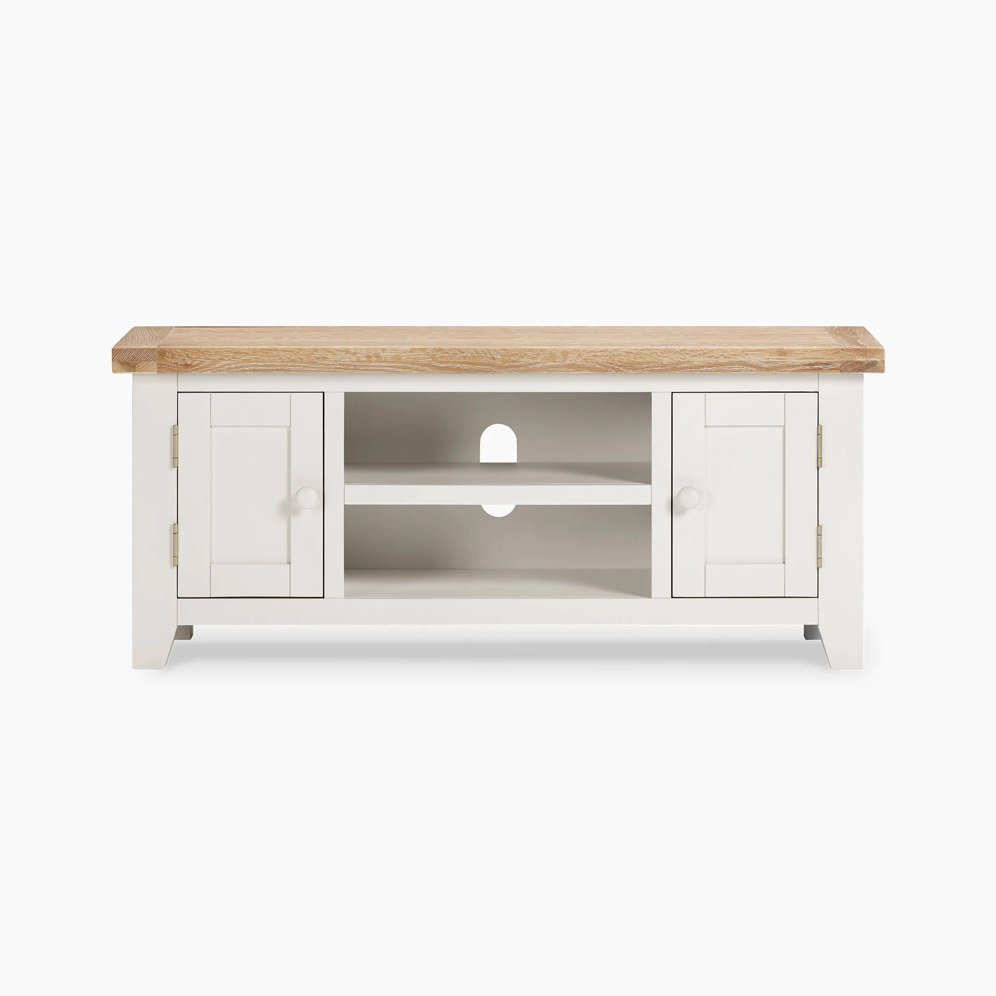 Burford 120cm Media Unit in Warm White