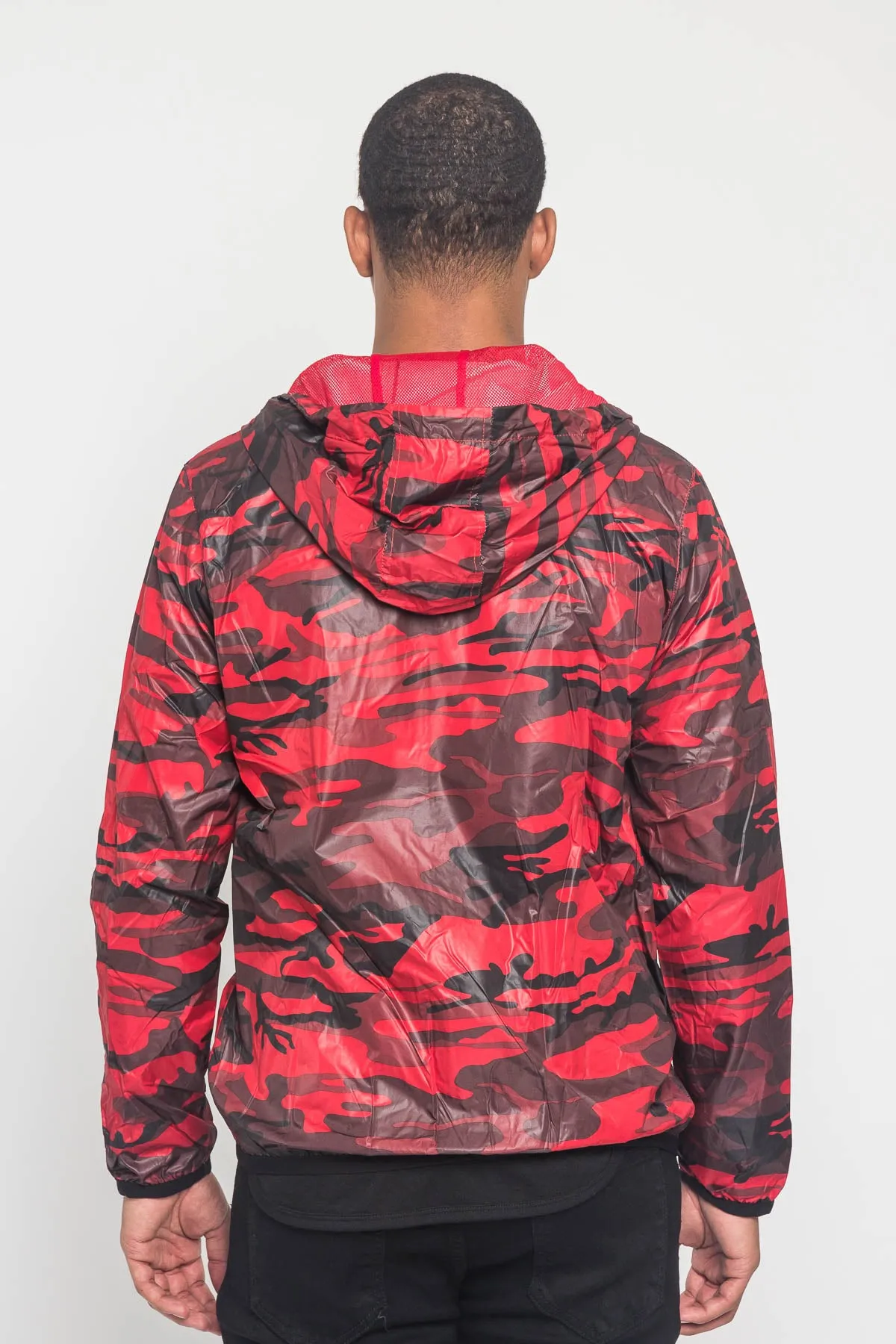 Camo Windbreaker Jacket