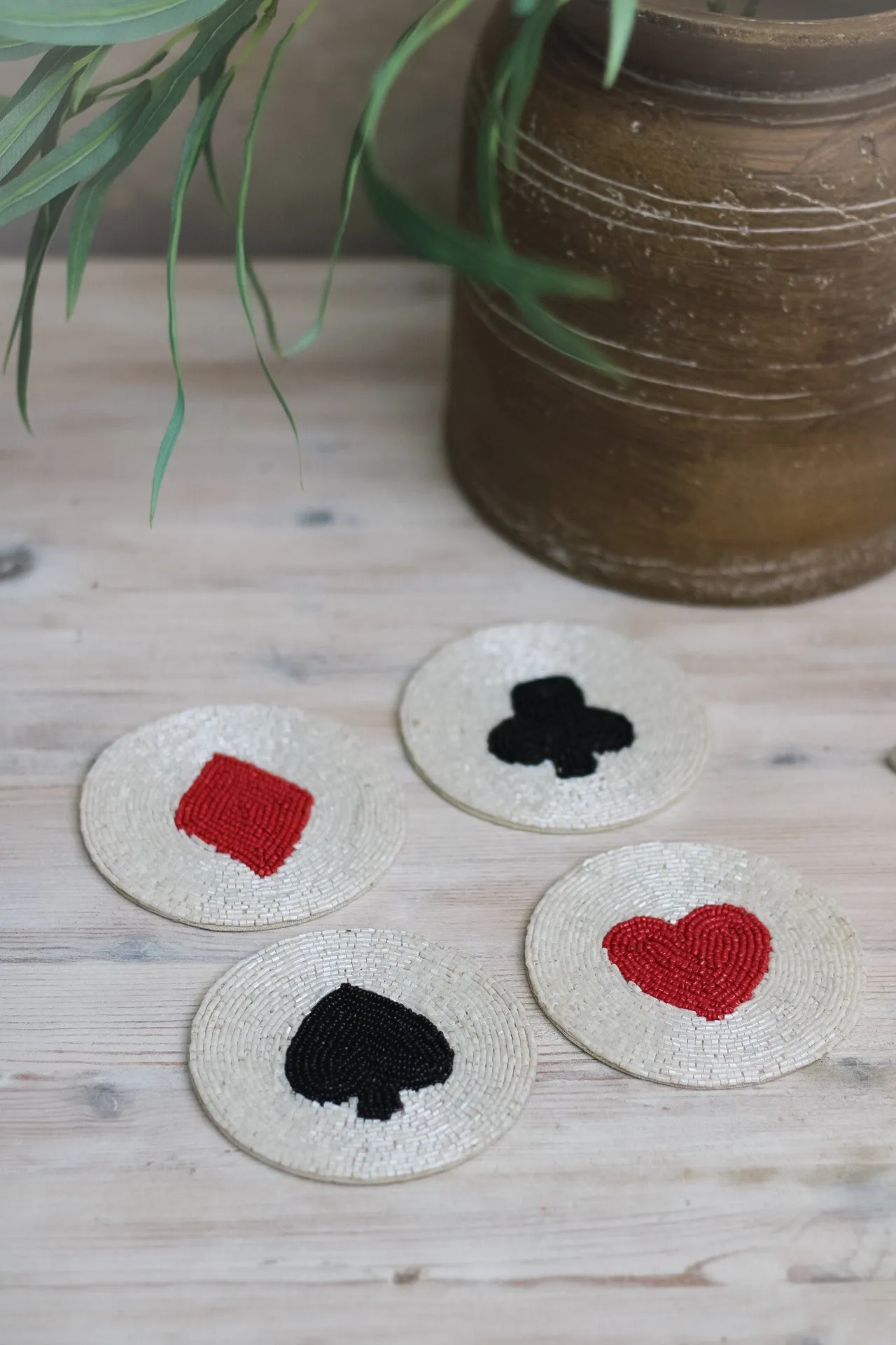 Card Suits Coasters | Set of 4