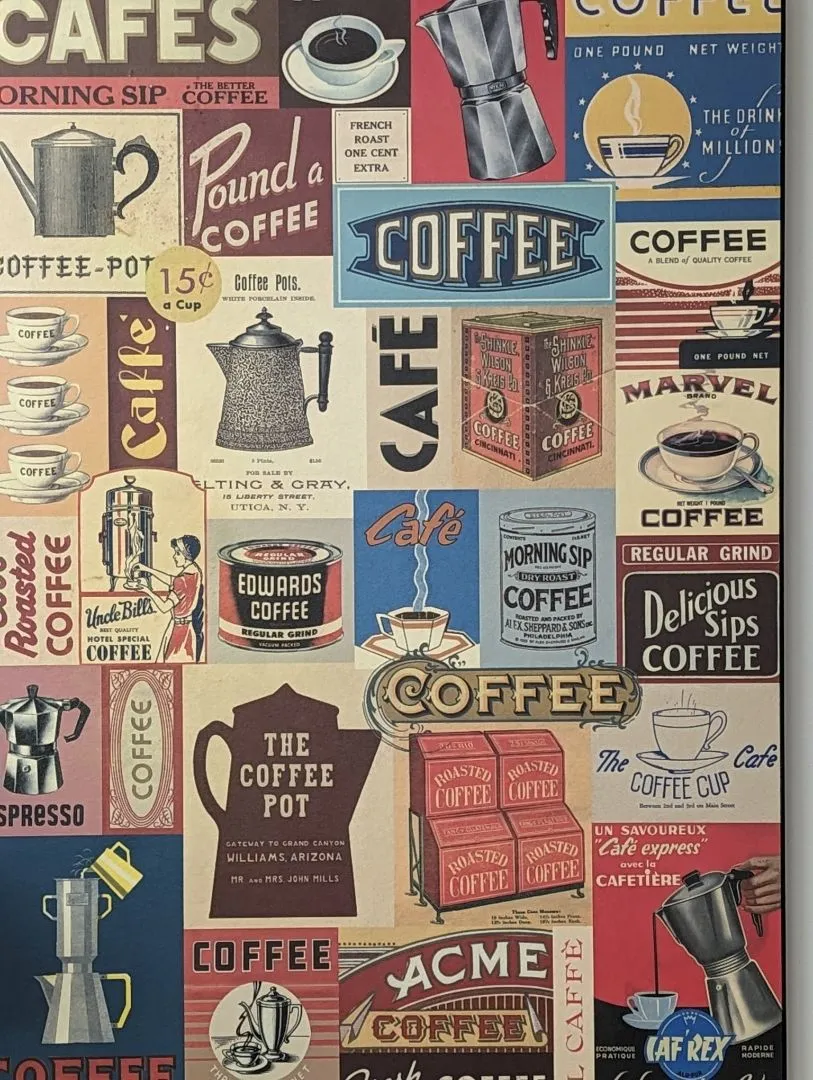 Cavallini & Co. Coffee Decorative Poster