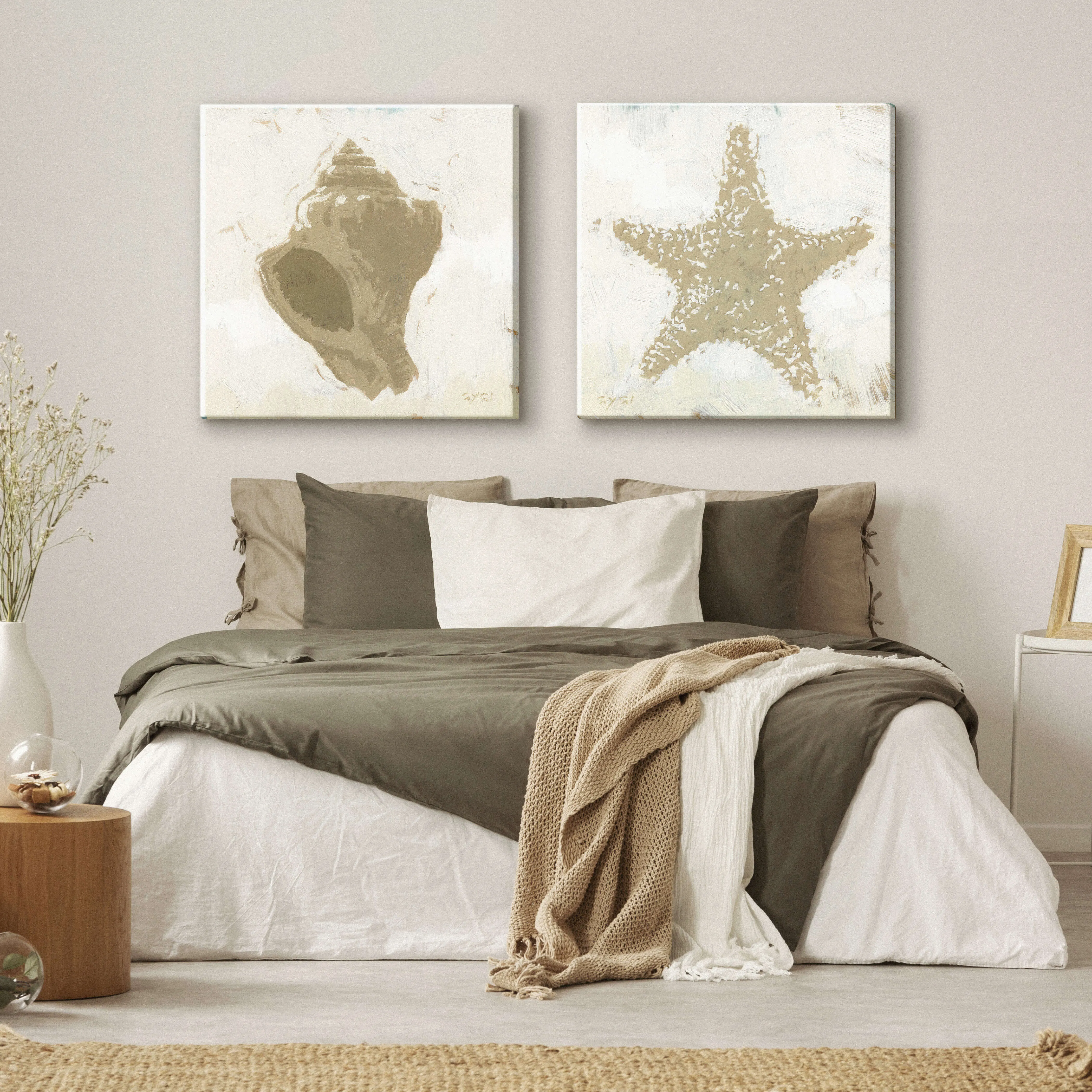 Conch Silhouette Wall Art