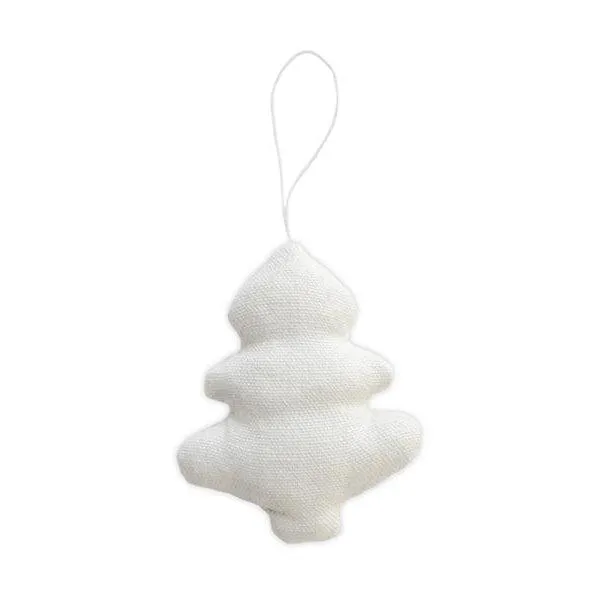 Cotton Fabric Ornaments - Off White