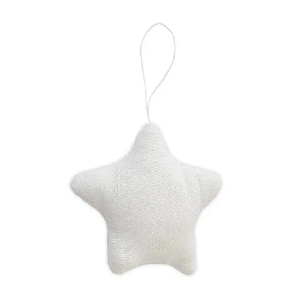 Cotton Fabric Ornaments - Off White