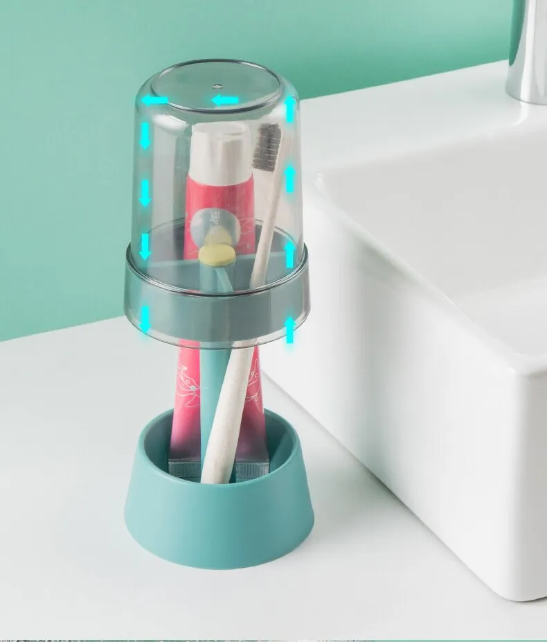 Creative Anti-Dust Protective Toothbrush Holder