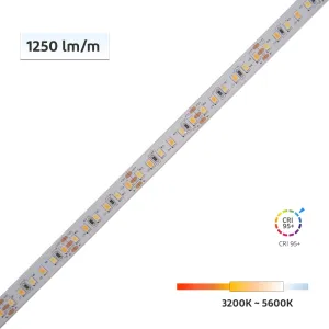 CRI-MAX CRI 95  Tunable White LED Flexible Strip 3200K-5600K - 5m/Reel