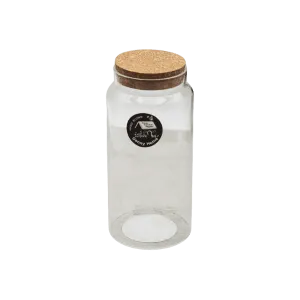 DANNY HOME GLASS STORAGE JAR & LID 1LTR