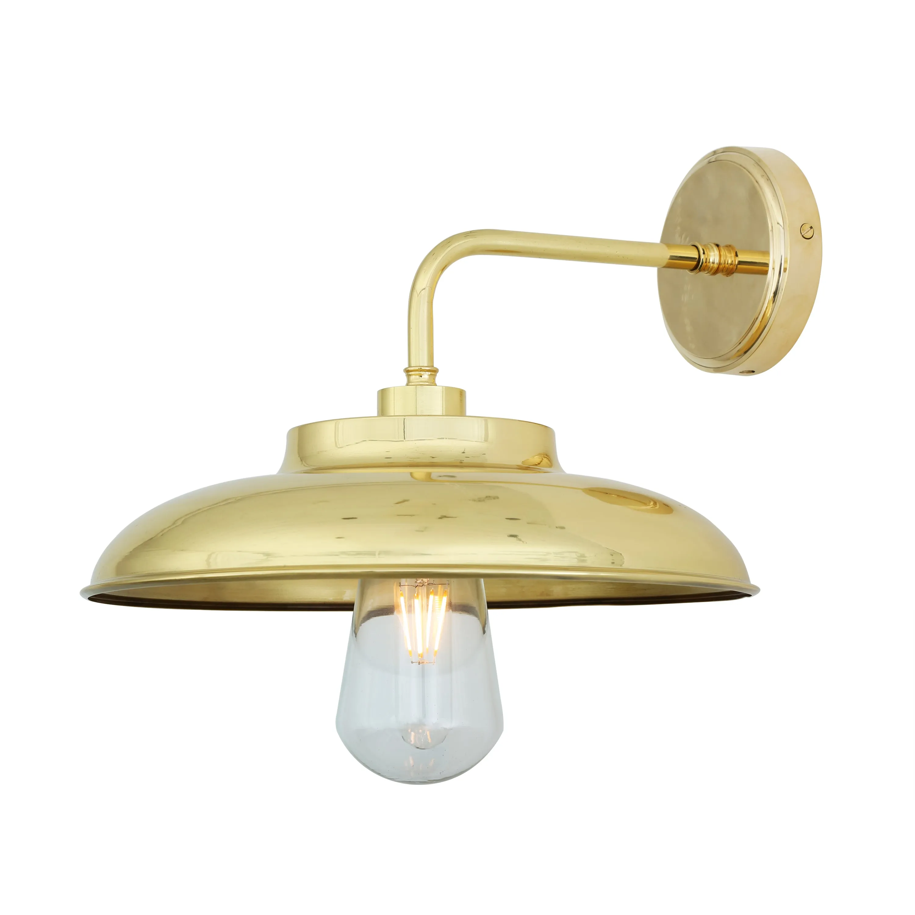 Darya Brass Outdoor Wall Light