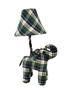 Elle Short Night Lamp Warm Checks