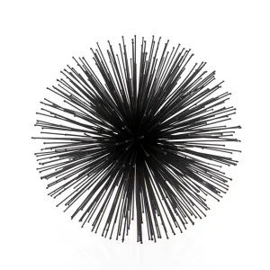 Erizo Spiked Medium Black Sphere