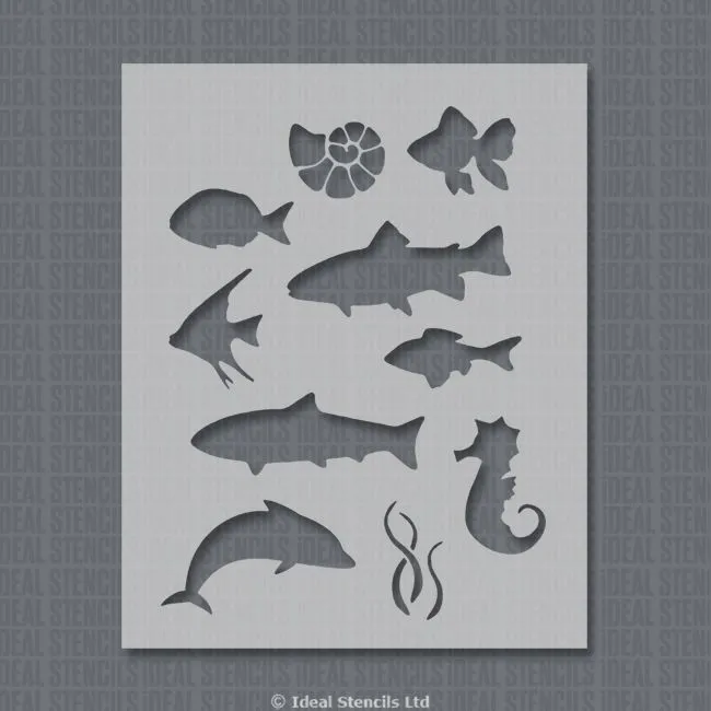 Fish Craft & Decor Stencil