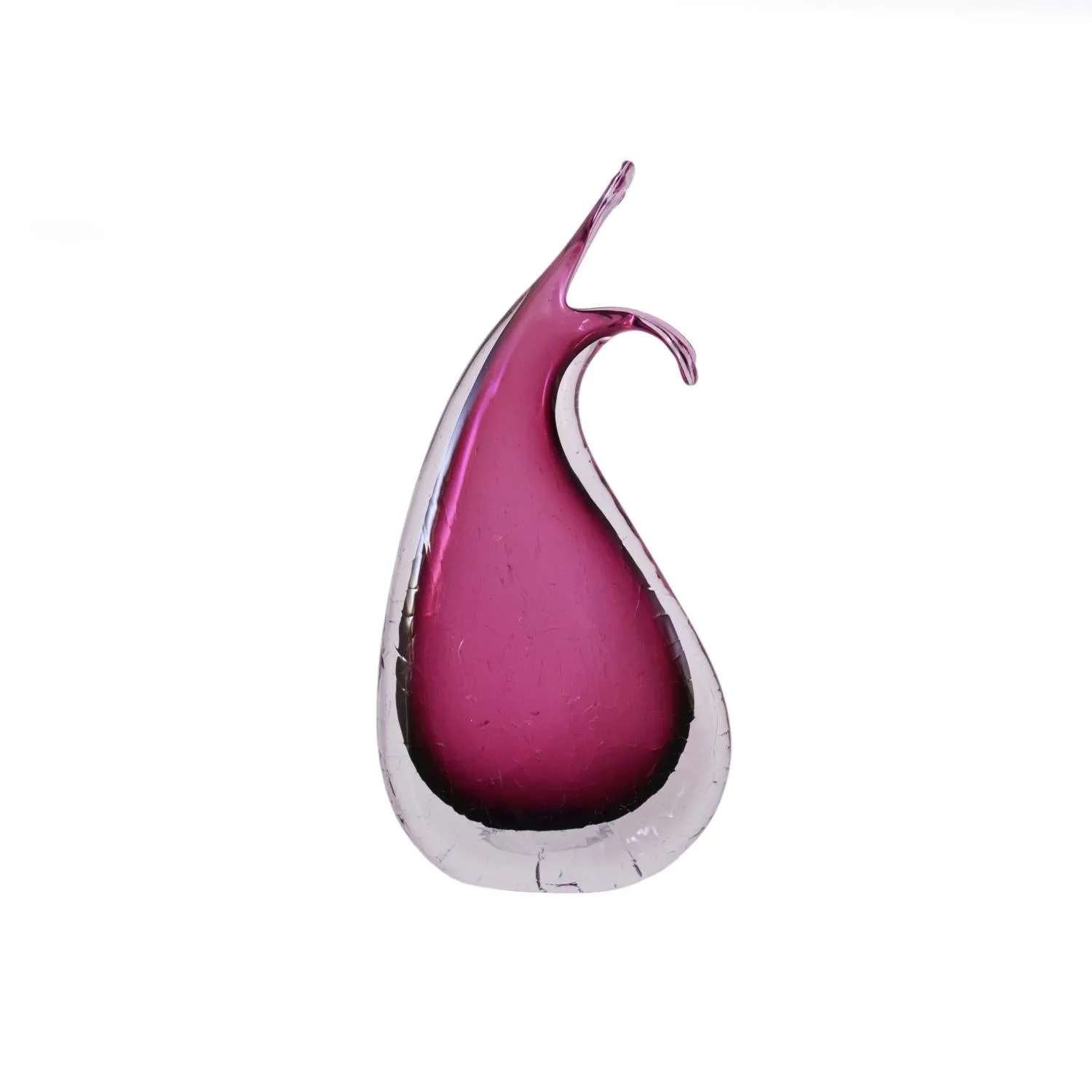 Fool Jester Vase in Red Amethyst