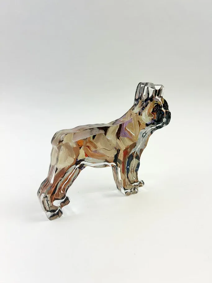 French Bull Dog Acrylic Block